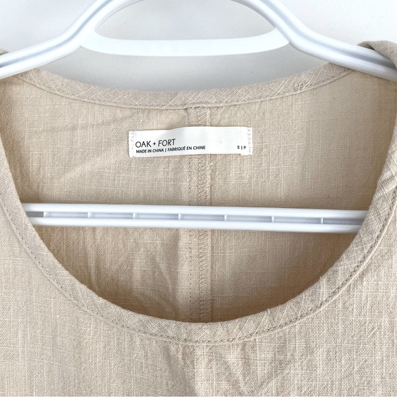Oak + Fort Linen-like Sleeveless Mini Dress - Picture 3 of 6